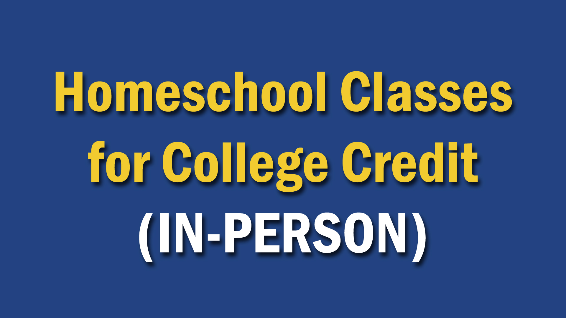 Local Or Online Christian Homeschool Classes For College Credit Home   Untitled 1 1 